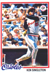 1978 Topps Baseball Cards      065      Ken Singleton